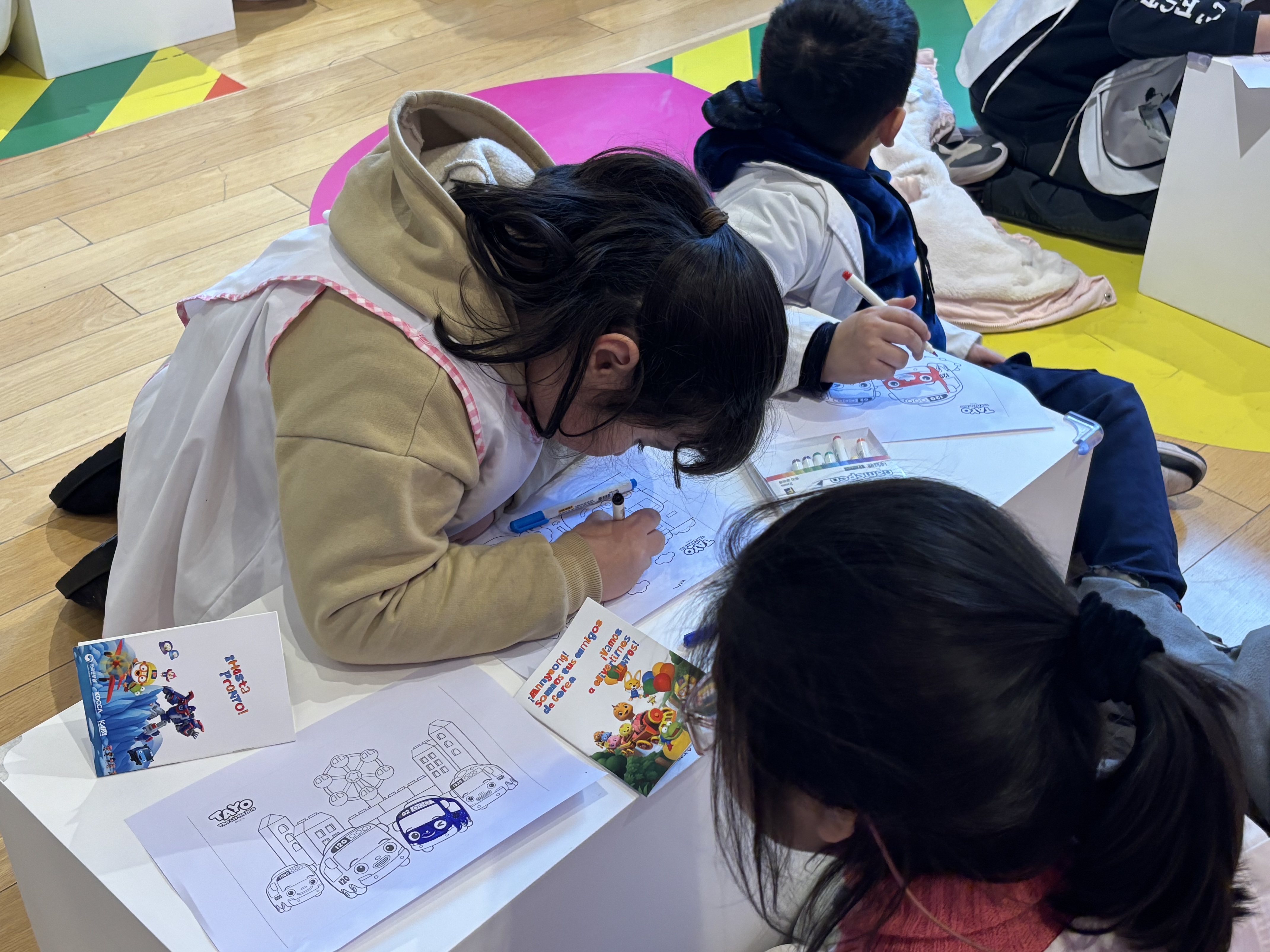 주아르헨티나 한국문화원 애니메이션 전시 현장