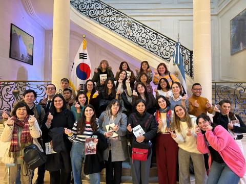 [Visitas guiadas] Recibimos a los Reporteros Honorarios en el Centro Cultural Coreano