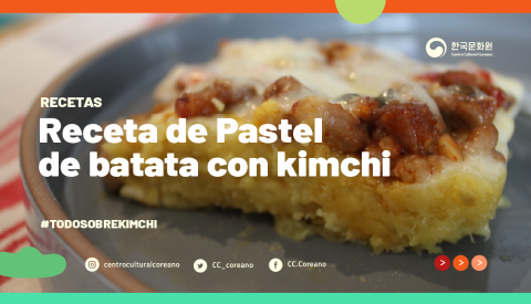 Receta de Pastel de Batata con Kimchi