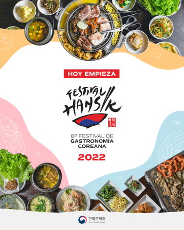 [Festival] Comienza el Festival Hansik 2022, octava edición del festival de gastronomía coreana 