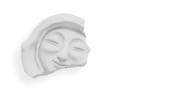 경주 얼굴무늬 수막새